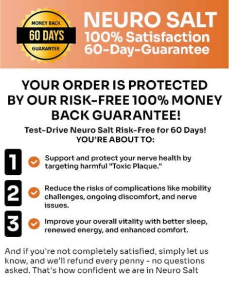 Neuro Salt money back guarantee